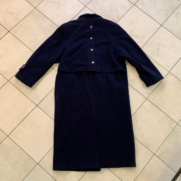 Vintage Mackintosh Long Wool Coat - Picture 4 of 10
